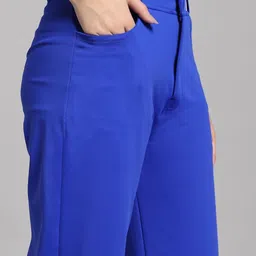 Veltick Women Baggy Mid Rise Parallel Trousers image 5