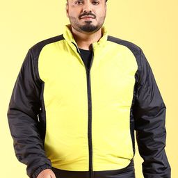 hardsoda by the indian garage co HARDSODA Plus Size Mock Collar Lightweight Padded Jacket-picture-13