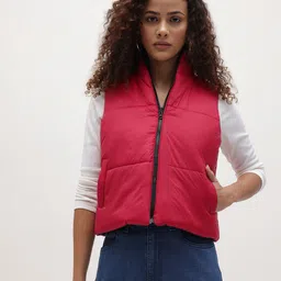 The Roadster Life Co. Cropped Reversible Padded-Style Gilet Jacket with Toggle Hem image 2