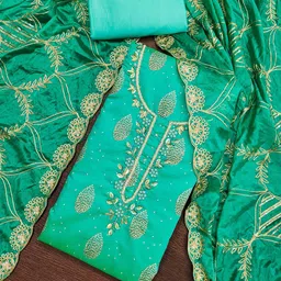 SAINOOR Printed Semi-Stitched Dress Material-picture-18