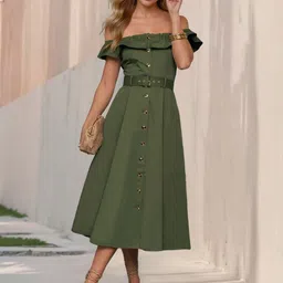 all about you Women Solid A-Line Dress-picture-41