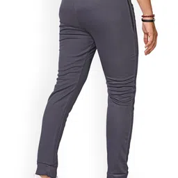 Moda Rapido Men Pack Of 2 Mid Rise Slim Fit Joggers Track Pants image 4