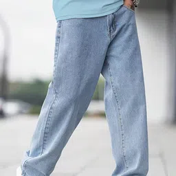 Stittch99 Men Straight Fit Mid-Rise Light Fade Stretchable Jeans-picture-40