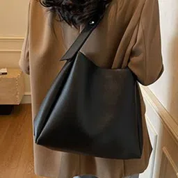 StyleCast x Revolte PU Oversized Shopper Tote Bag image 4