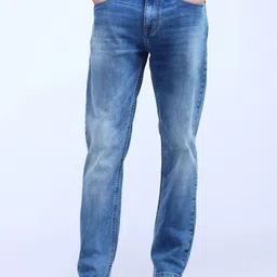 Flying Machine Men Tapered Fit Highly Distressed Light Fade Stretchable Jeans image 4