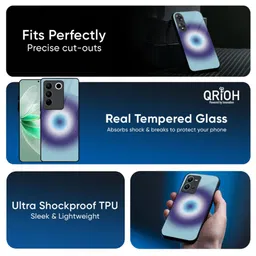 QRIOH Abstract Printed Vivo Y300 5G Back Case Mobile Accessories image 3