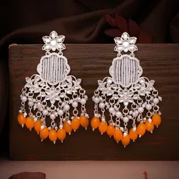 Anouk Floral Drop Earrings image 3