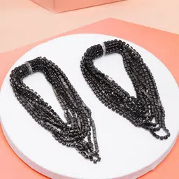 CORSICA Artificial Stones Studded Contemporary Drop Earrings image 5