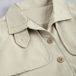 Hopscotch Solid Full-Sleeve Long Coat image 5