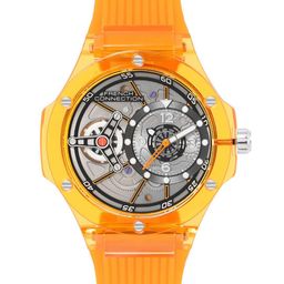 French Connection Men Skeleton Dial & Straps Analogue Watch FCD3OR-picture-11