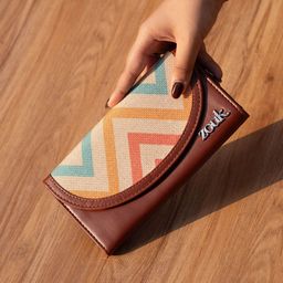 ZOUK Women Geometric Printed Leather EnvelopeWallet-picture-18