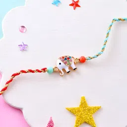 Myntra Elegant Homes Rakhi With Roli Chawal & Greetings Card-picture-22