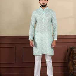 Koshin Men Printed Handloom Kurta-picture-12