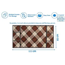 The Furnishing Tree Beige Printed Refrigerator Cover image 3