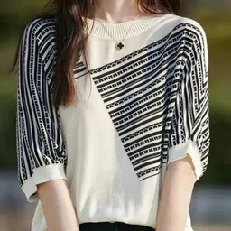 DressBerry Print Chiffon Top-picture-23