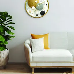 Aura Multicoloured Printed Contemporary Wall Clock image 3