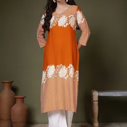 AMOUS Women Floral Printed Kurta-picture-28