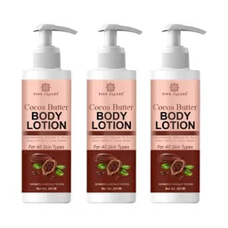 Pink Square Set Of 3 Deep Nourishing Cocoa Butter Body Lotion - 200 ml Each-picture-10
