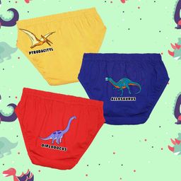 NUSYL Boys Pack Of 3 Printed Mid Rise Basic Briefs - NUBCBRFPO3.0125-picture-5