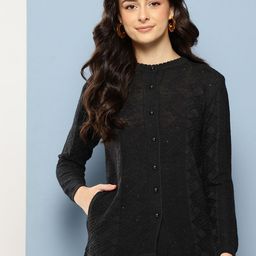 Aarika Chevron Woollen Cardigan-picture-34