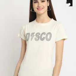 Dreambe Women Typography Printed T-shirt-picture-30