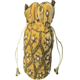 SKIMMER Embroidered Potli Clutch image 3