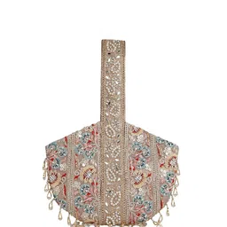 NEVIS Women Embroidered Envelope Clutch image 5