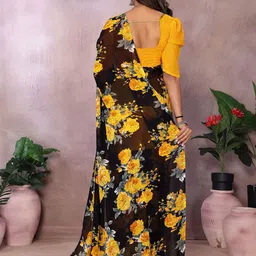 Moda Rapido Floral Printed Saree image 2