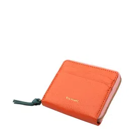 SILVIANO Unisex Textured Leather Zip Around Wallet image 4