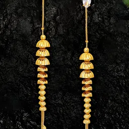 Raj And Deb Gold-Plated Drop Earrings image 3