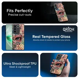 QRIOH Quirky Printed Vivo X200 5G Back Case Mobile Accessories image 3