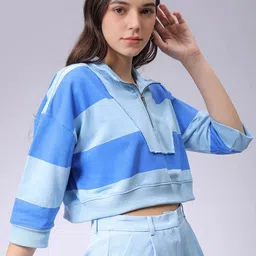 SZN Women Colourblocked Sweatshirt-picture-38