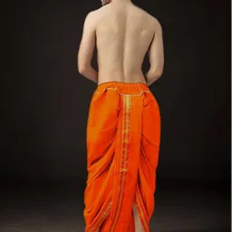 Spewim Men Solid Cotton Dhoti Pants image 2