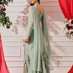 indo street Beads And Stones Ready to Wear Lehenga & Blouse With Dupatta image 5