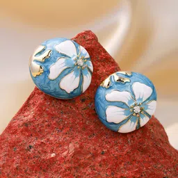 SOHI Contemporary Studs Earrings-picture-27