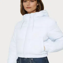 Kotty Hooded Lightweight Crop Puffer Jacket image 4