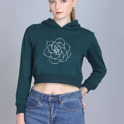 CORSICA Women Polyester Printed Hooded Pullover Sweatshirt-image-37