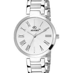 ADAMO Women Brass Dial & Straps Analogue Watch 2480SM01-picture-11