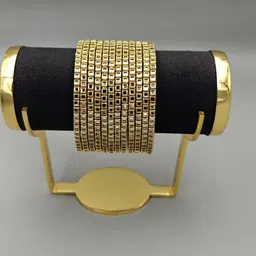 Navika Fancy Glass Bangles Pack of 12 Stone Studded Glass Bangles-picture-10