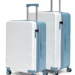 Assembly Flowe Set Of 2 Hard Sided Trolley Suitcases-picture-36