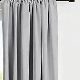 Parda Online Silver-Toned 4 Pcs Black Out Door Curtain image 4