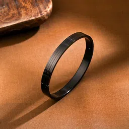Yellow Chimes Men Kada Bracelet-image-82