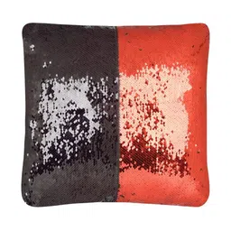 Black gold Red & Black Set of 3 Embellished Square Cushion Covers image 3