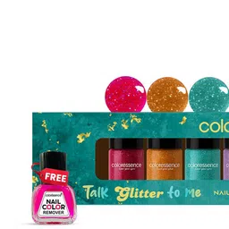 Coloressence Set Of 6 Talk Glitter To Me Quick Nail Color Collection - 6ml Each image 2