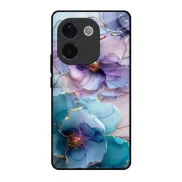 QRIOH Floral Printed IQOO Z9s Pro 5G Back Case Mobile Accessories-picture-11