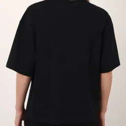 Stitchmeashirt Men Printed Drop-Shoulder Sleeves Monochrome Activchill T-shirt image 2