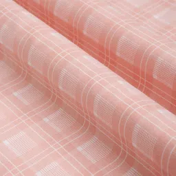 Ackross Pink & White Abstract Printed 104 TC Queen Bedsheet 2.25 m X 2.54 m image 5