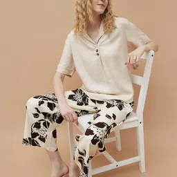 Fame Forever by Lifestyle Women Lapel Collar Top image 4