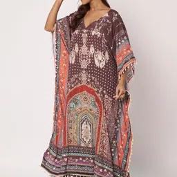 SWI Stylish Printed Top With Trousers Co-Ords image 3