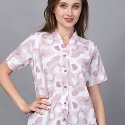 Thansmay Kleider Tie and Dye Cotton Shirt Style Top-picture-0